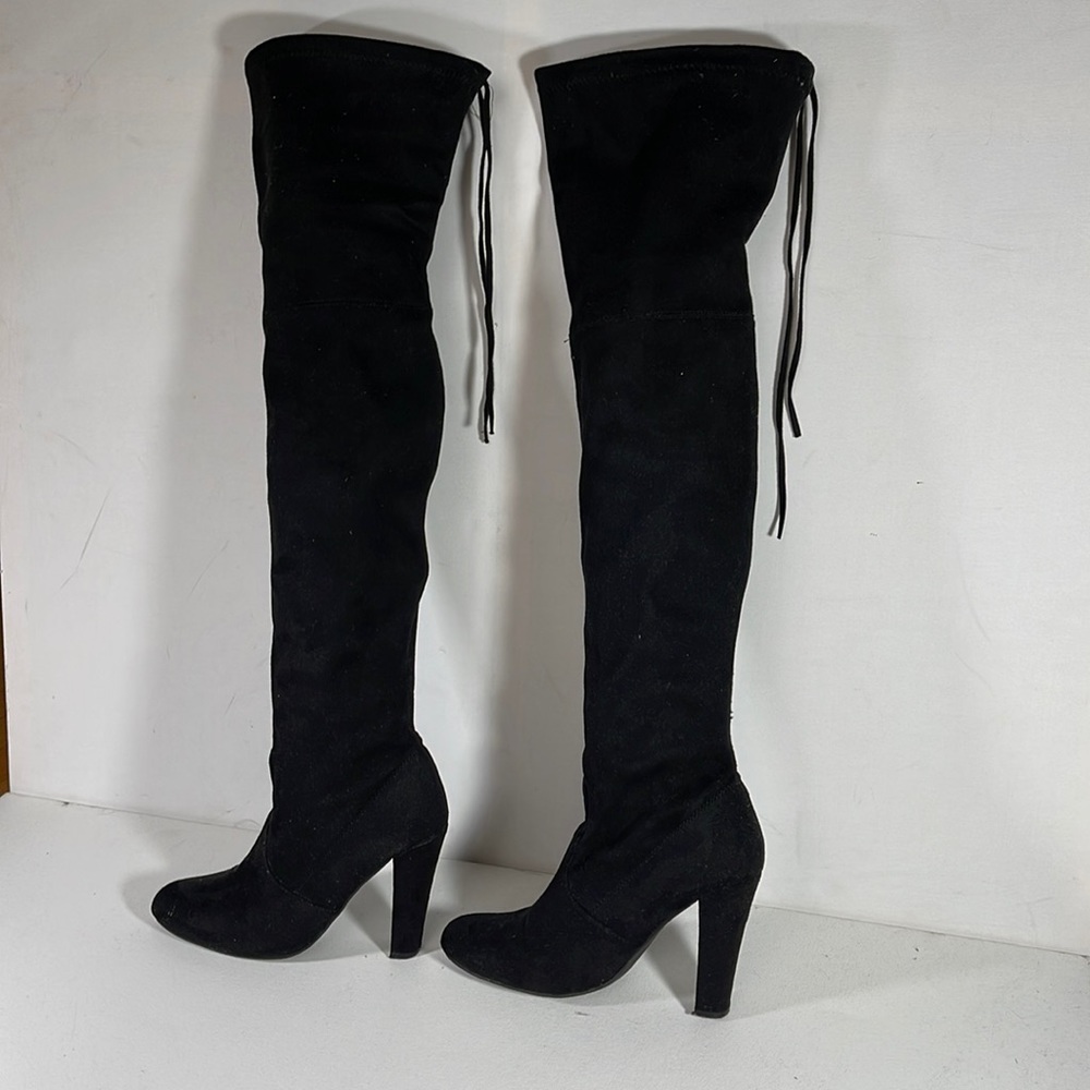 Black Steve Madden Over the Knee boots